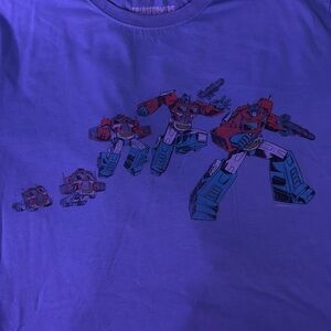 Transformers LootCrate sky blue shirt